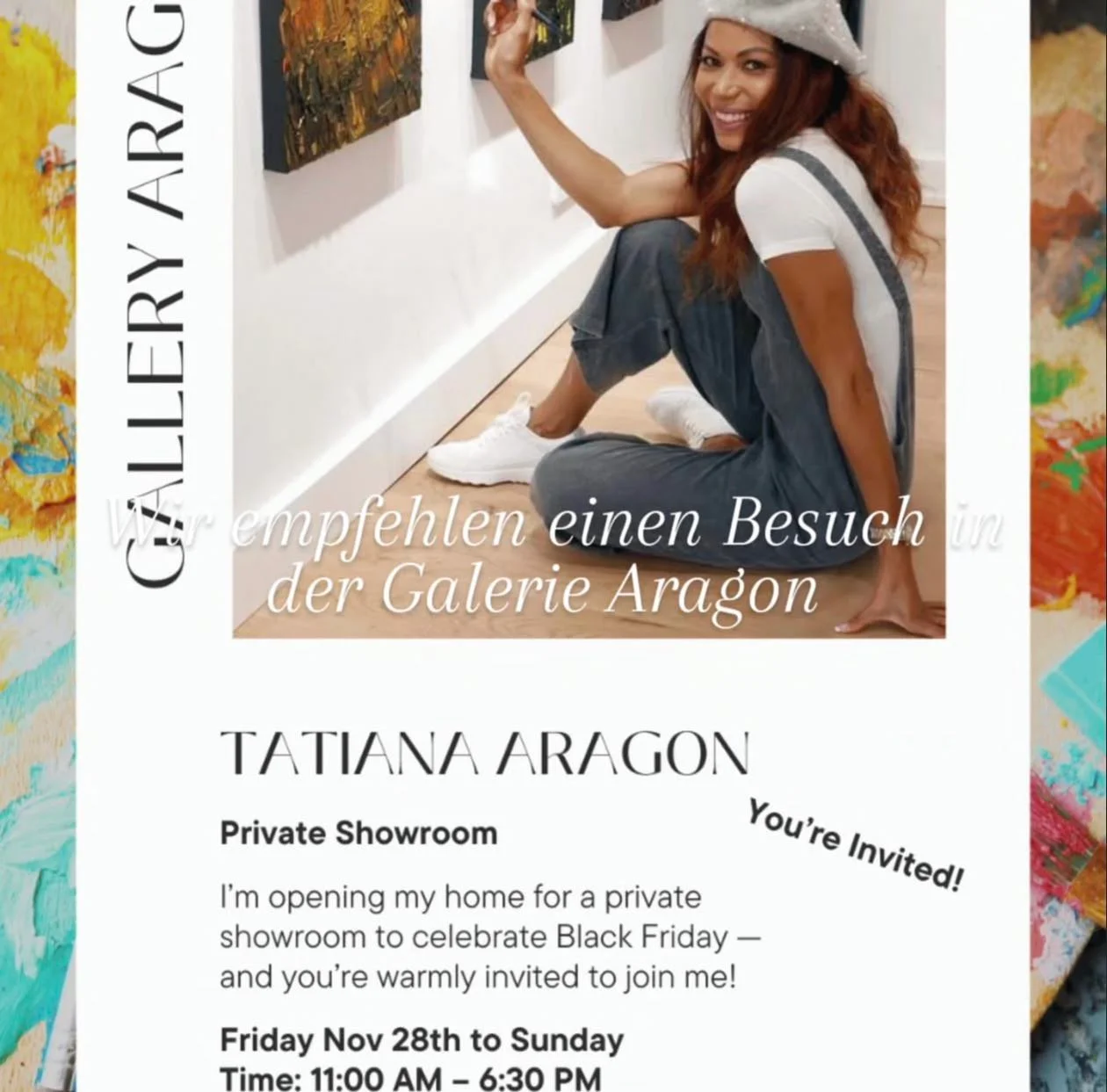 Tatiana Aragon Private Showroom Black Friday Opening - Bild 2