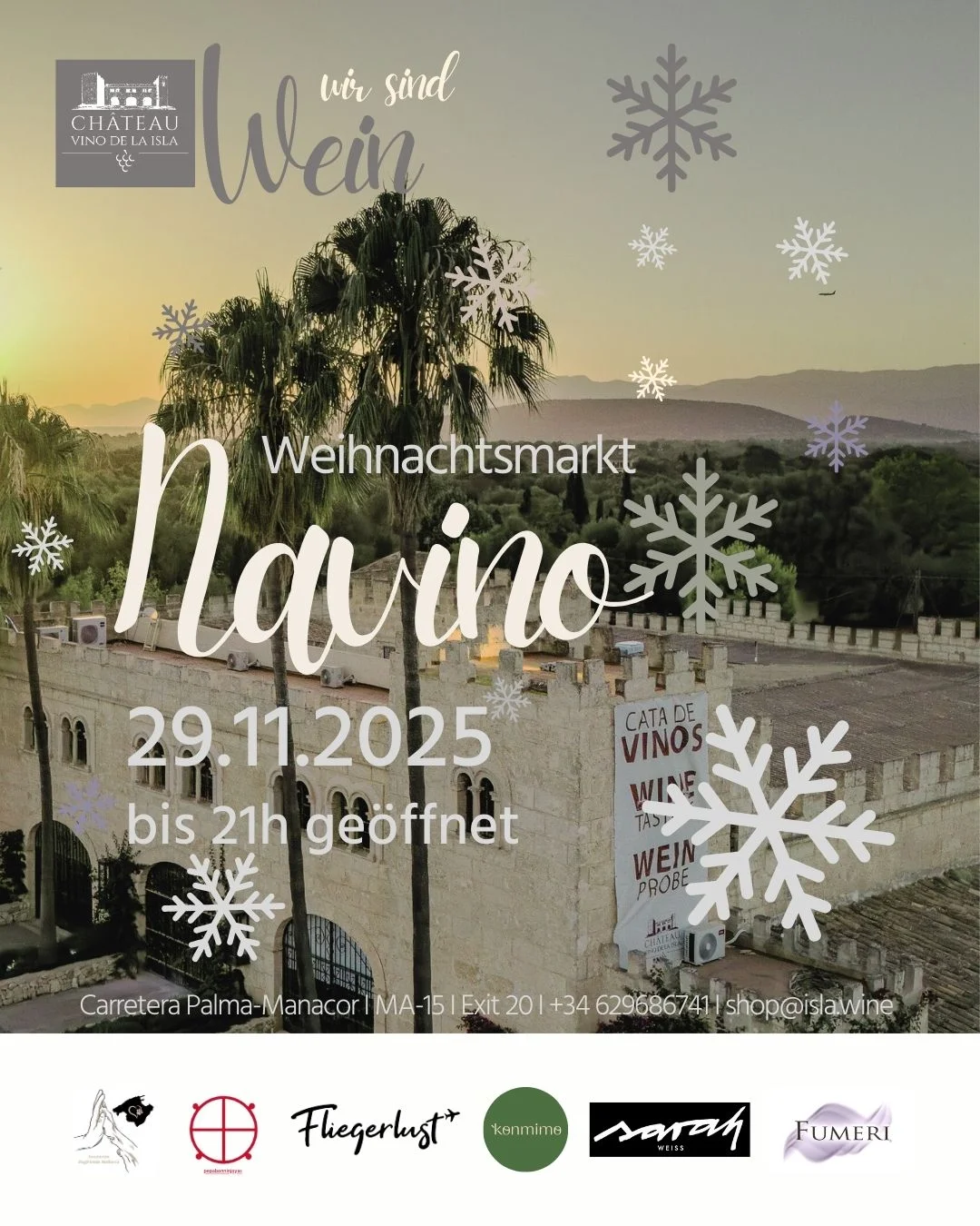 Weihnachtsmarkt Château Vino De La Isla 2025 – Algaida - Bild 2