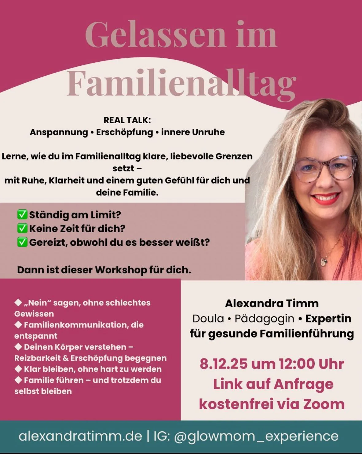Family Life Workshop: Calm Boundaries In Everyday Family Life - Bild 2