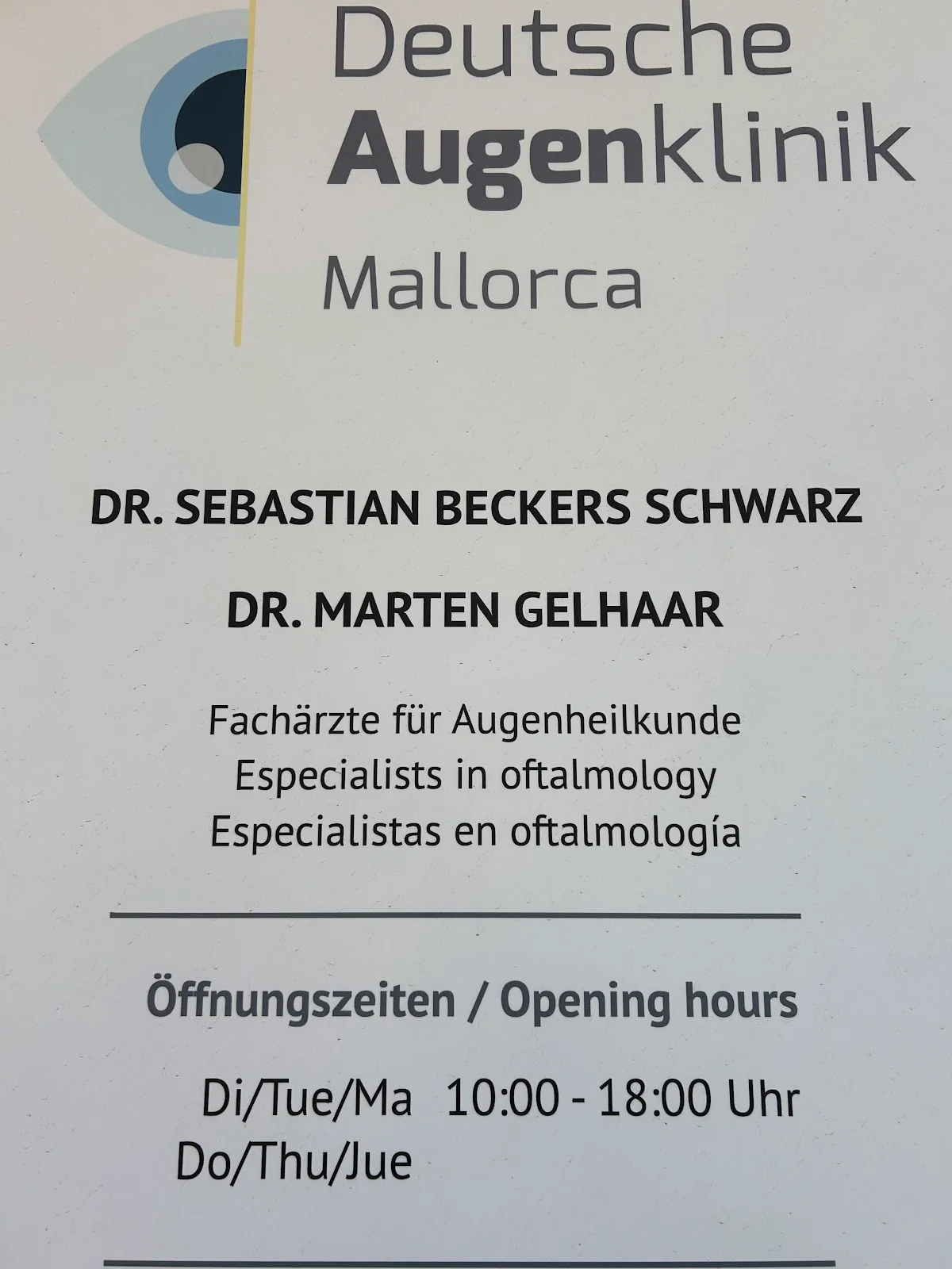 Deutsche Augenklinik Mallorca - Bild 2