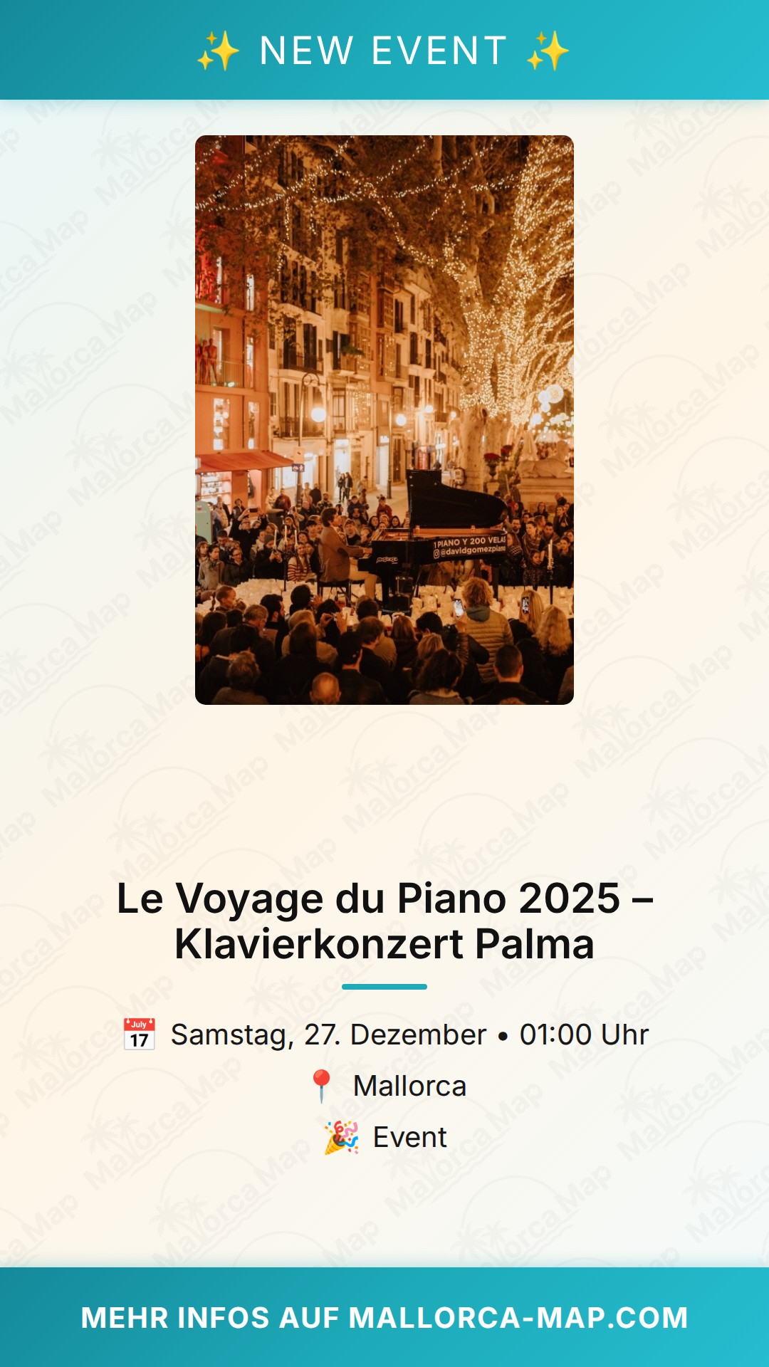 Le Voyage Du Piano 2025 – Concert In Palma - Bild 1