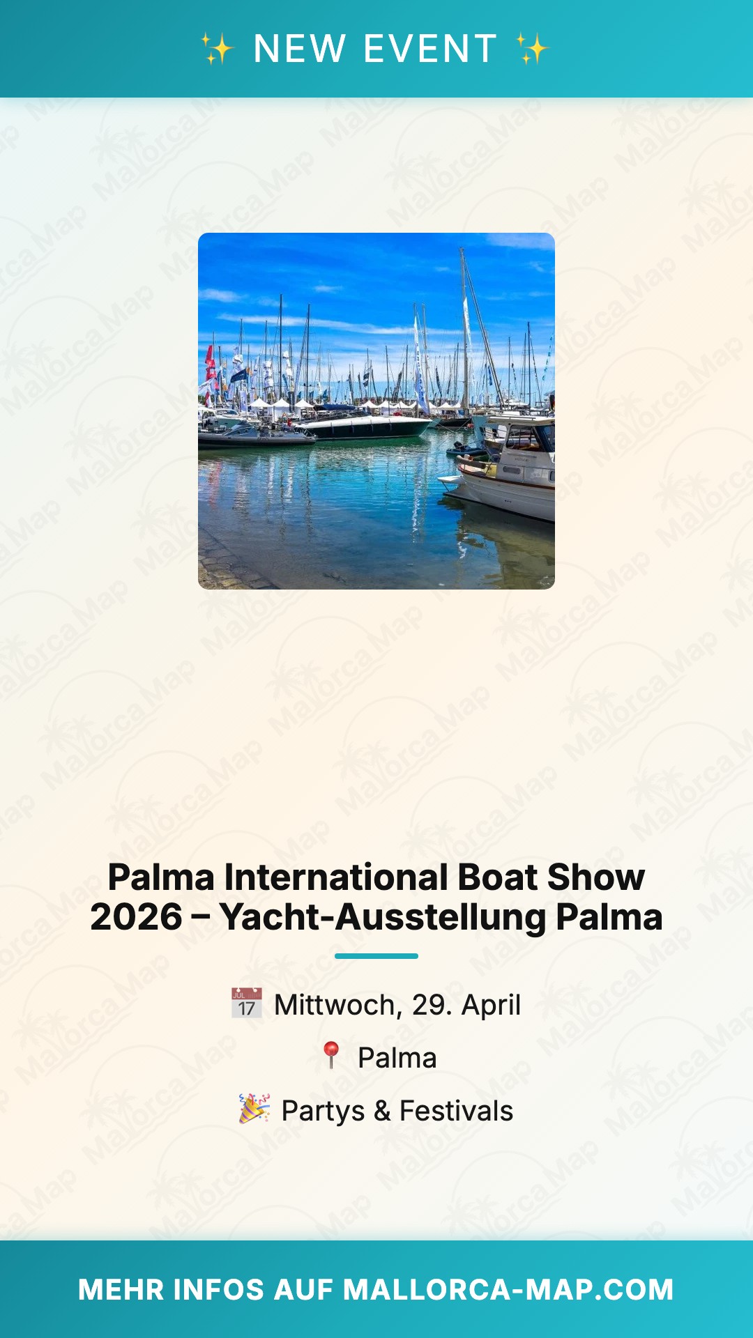 Palma International Boat Show 2026 – Yacht-Ausstellung Palma - Bild 1