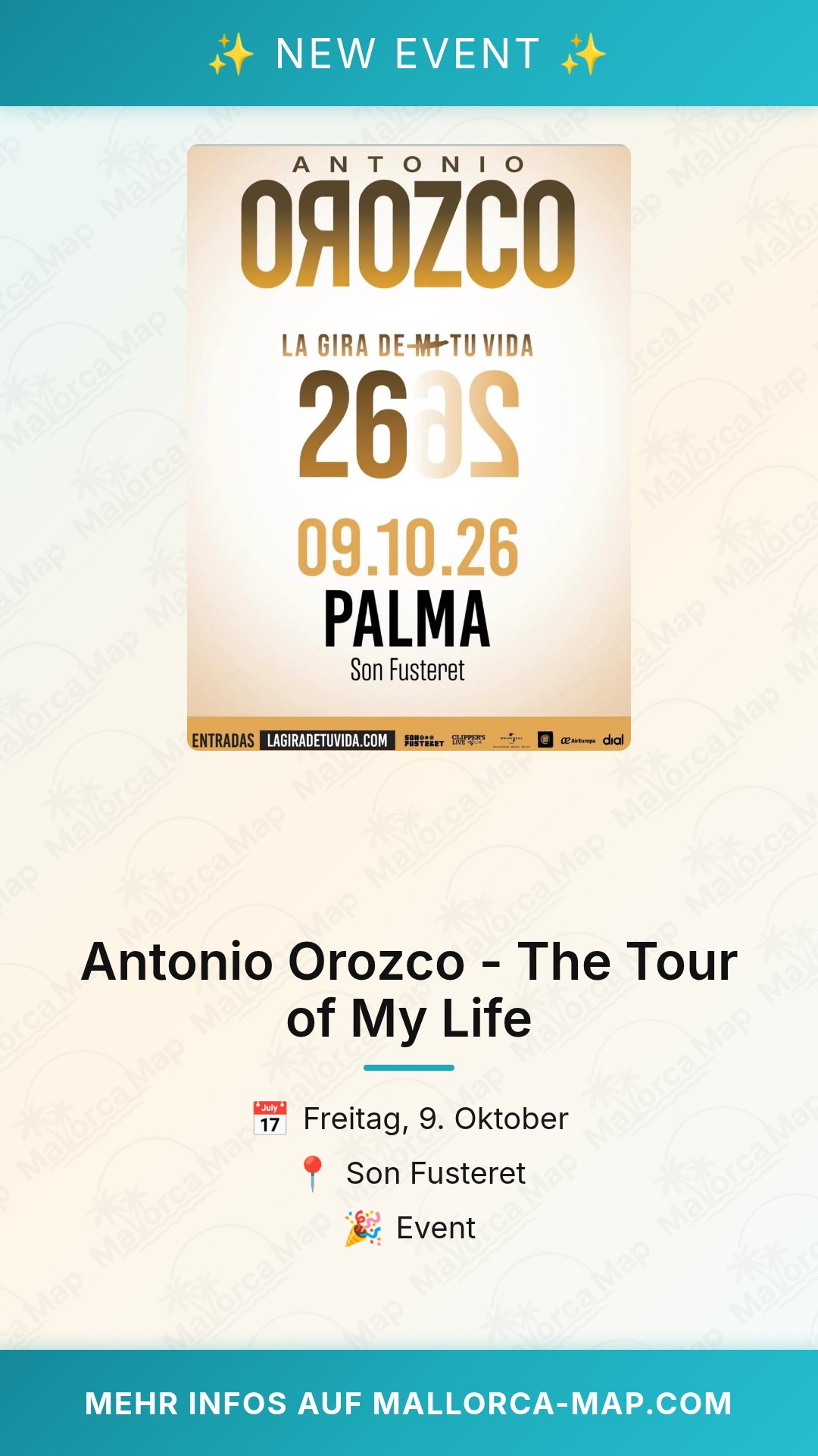 Antonio Orozco - The Tour Of My Life - Bild 1