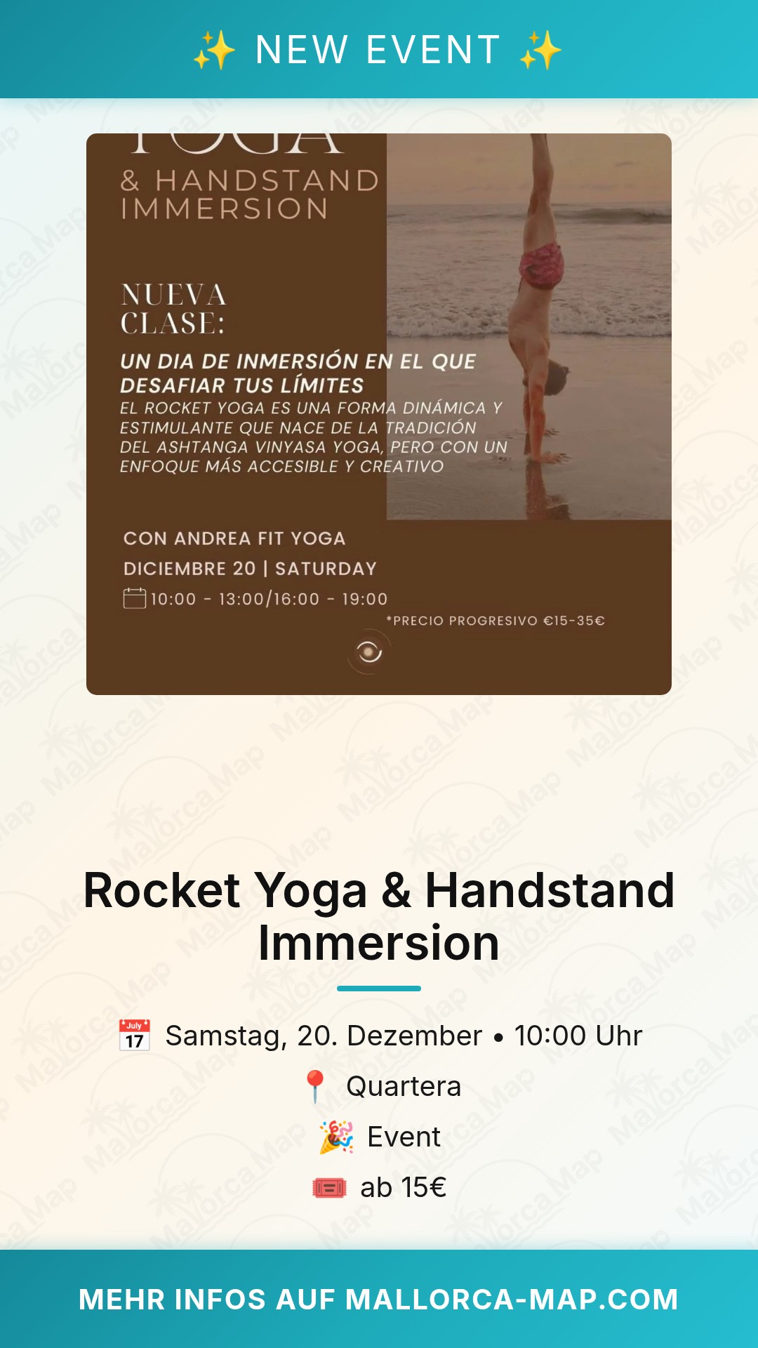 Rocket Yoga & Handstand Immersion - Bild 2