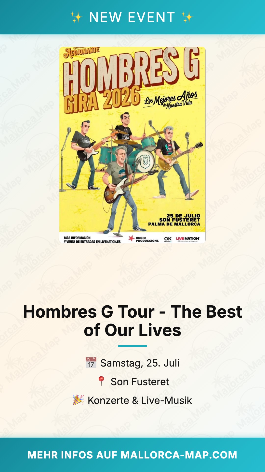 Hombres G Tour - The Best Of Our Lives - Bild 1