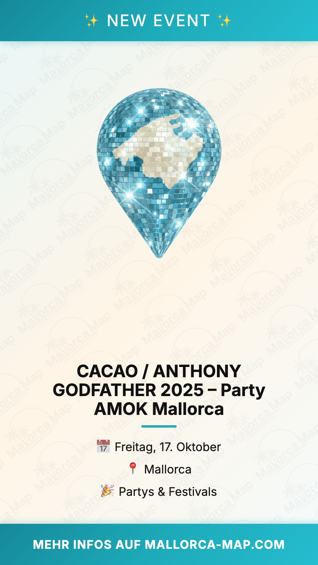 Cacao / Anthony Godfather 2025 – Party Amok Mallorca - Bild 1
