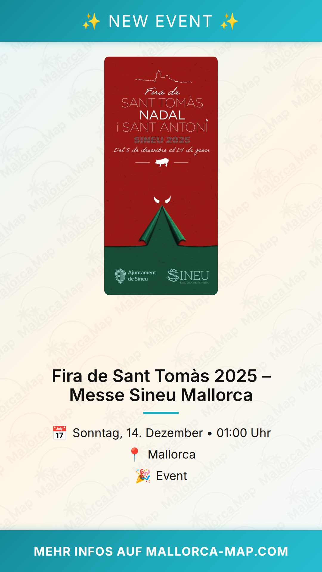 Fira De Sant Tomàs 2025 – Fair In Sineu, Mallorca - Bild 1