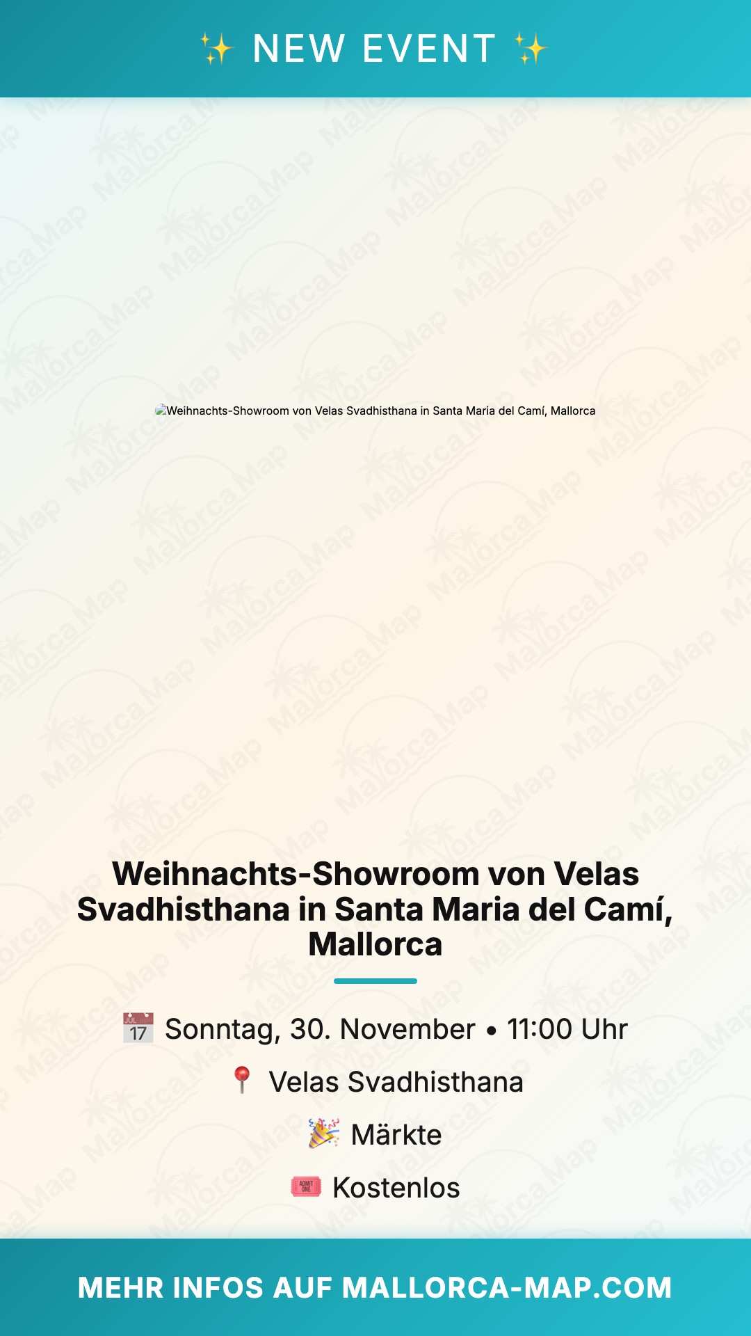 Weihnachts-Showroom Von Velas Svadhisthana In Santa Maria Del Camí, Mallorca - Bild 1