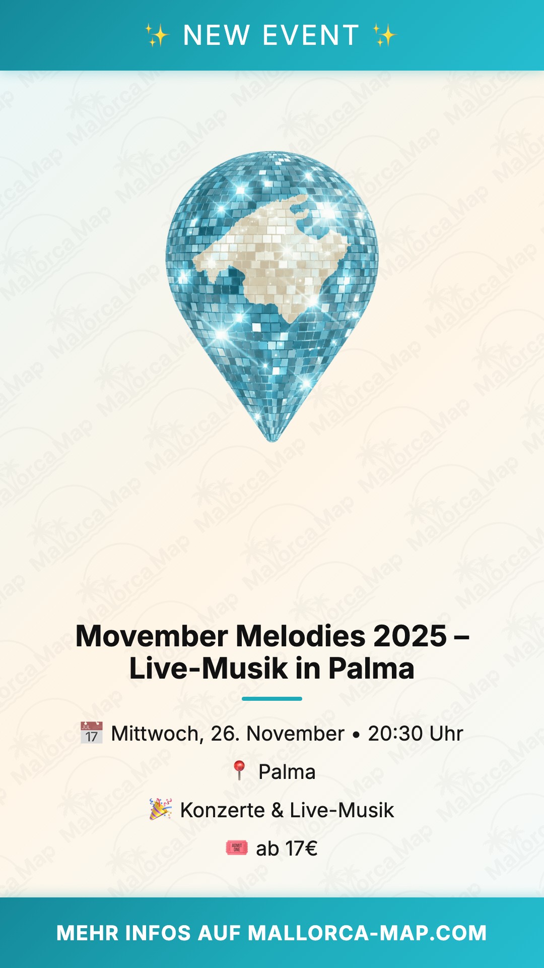 Movember Melodies 2025 – Live-Musik In Palma - Bild 1