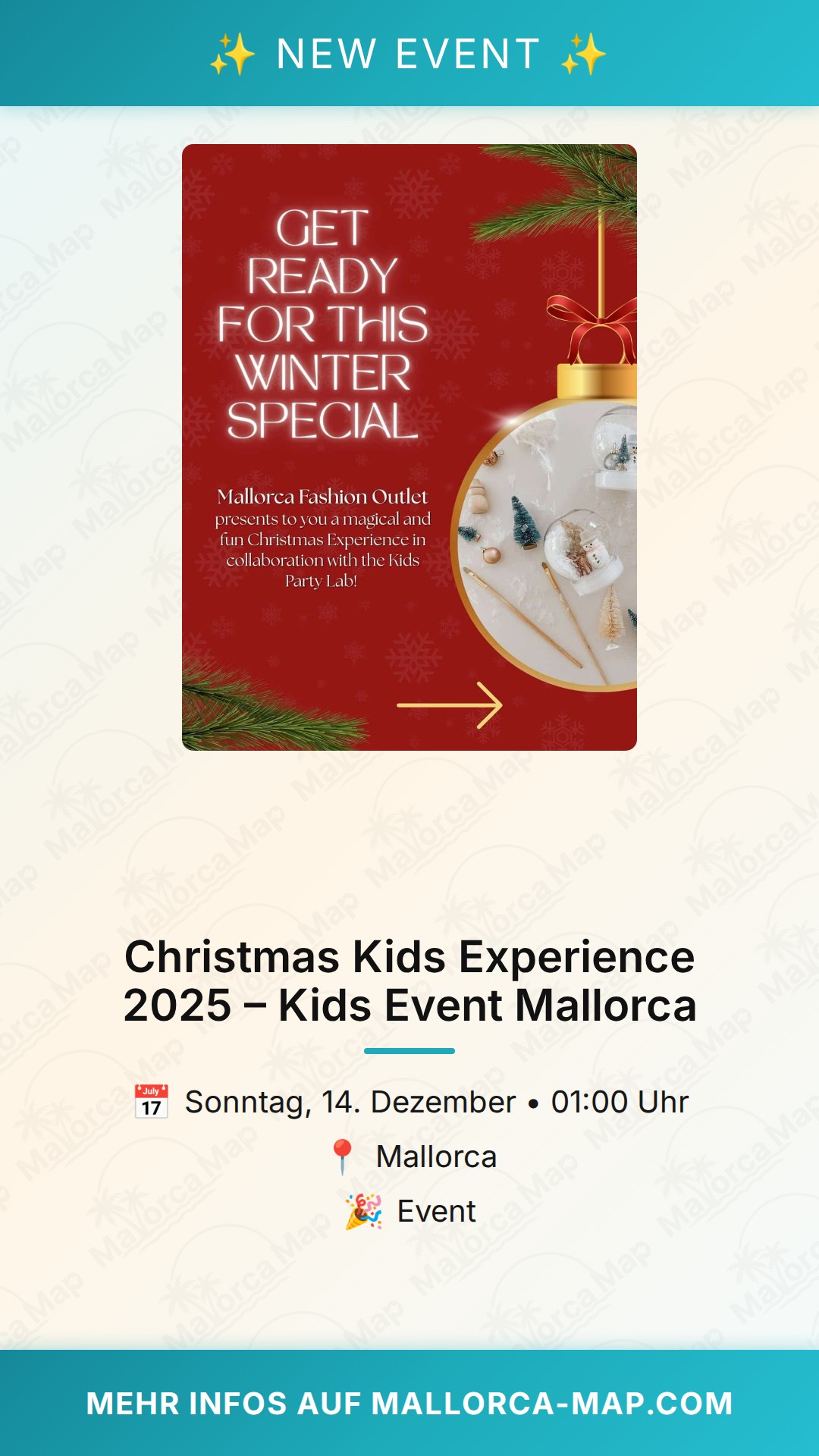 Christmas Kids Experience 2025 – Niños En Mallorca - Bild 1