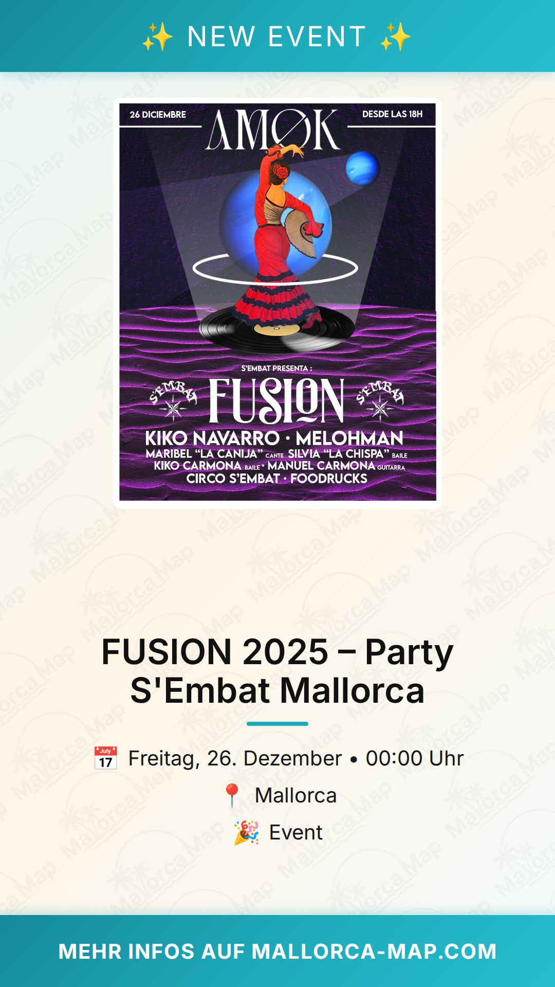 Fusion 2025 – Club Night In Mallorca - Bild 1
