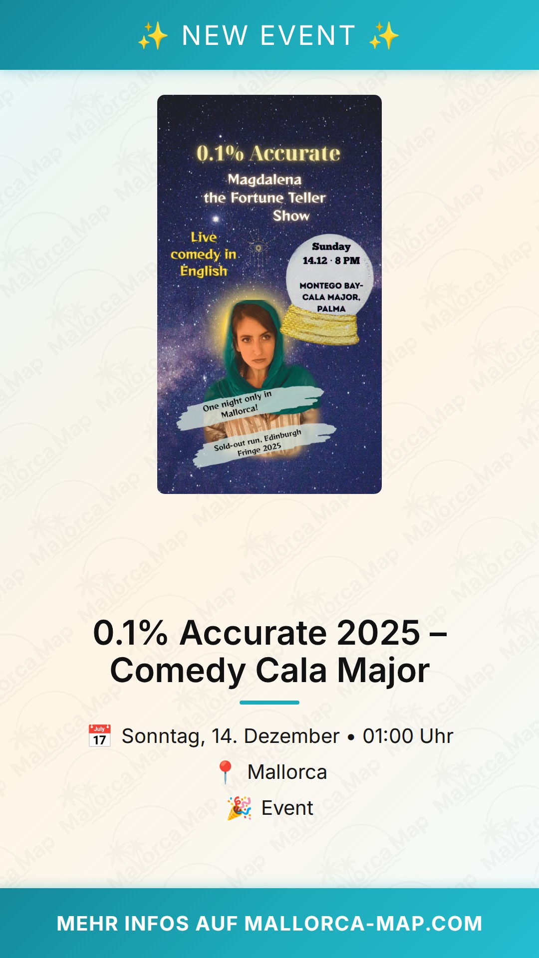 0.1% Accurate 2025 – Comedia En Mallorca - Bild 1