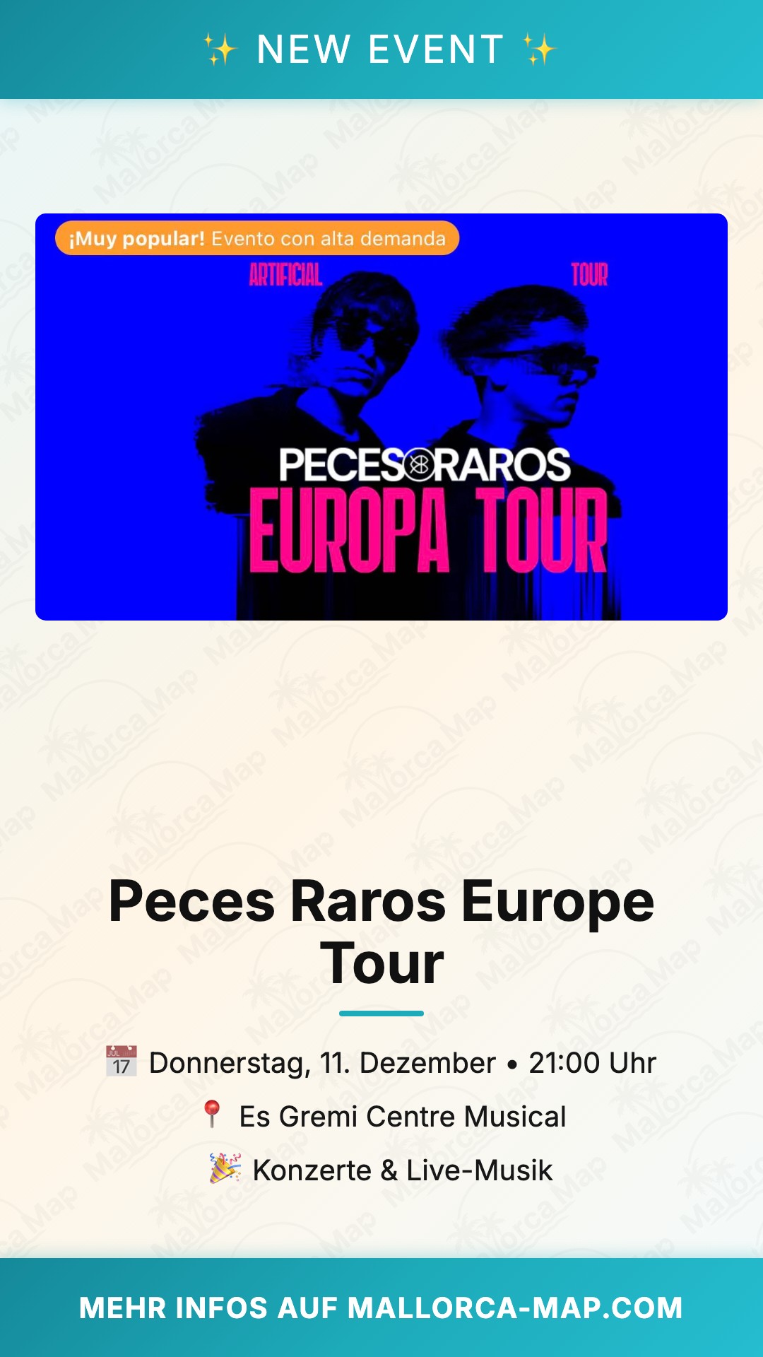 Peces Raros Europe Tour