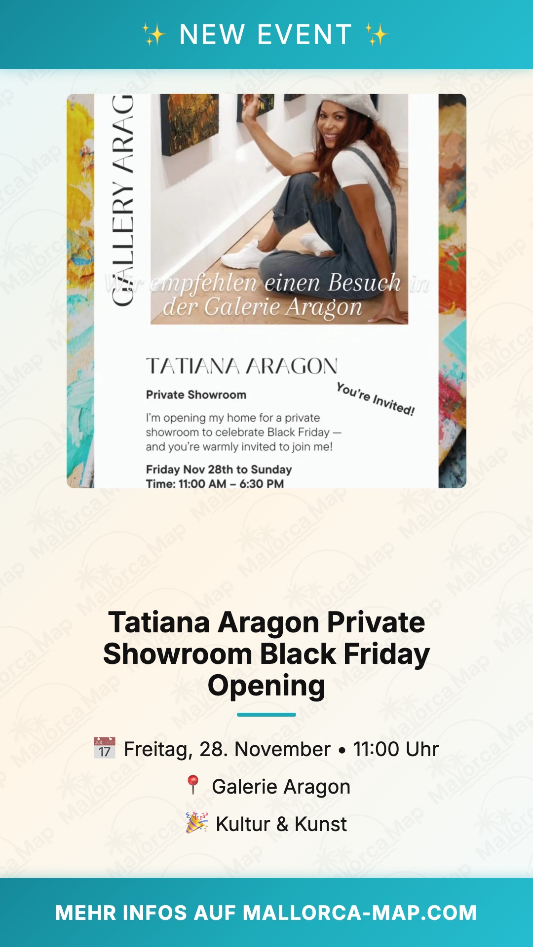Tatiana Aragon Private Showroom Black Friday Opening - Bild 1