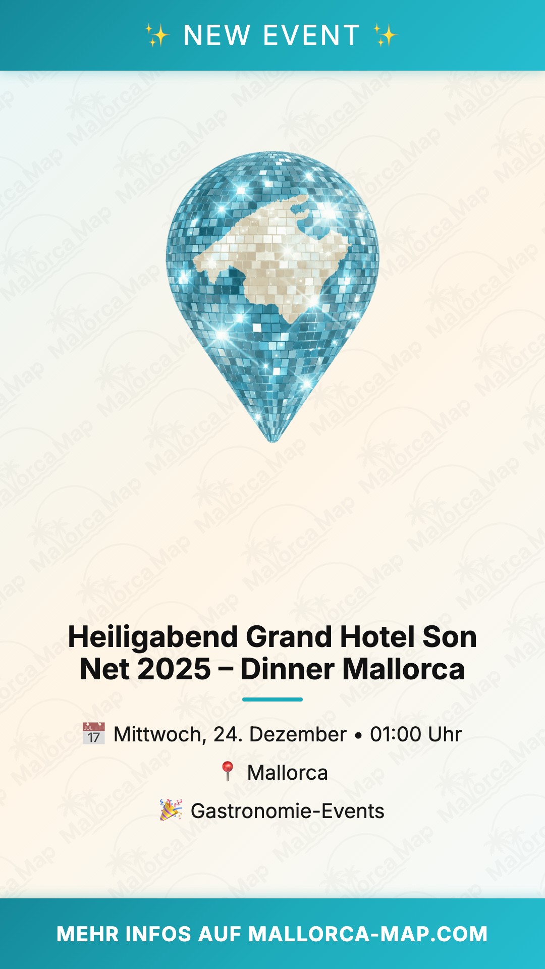 Heiligabend Grand Hotel Son Net 2025 – Dinner Mallorca