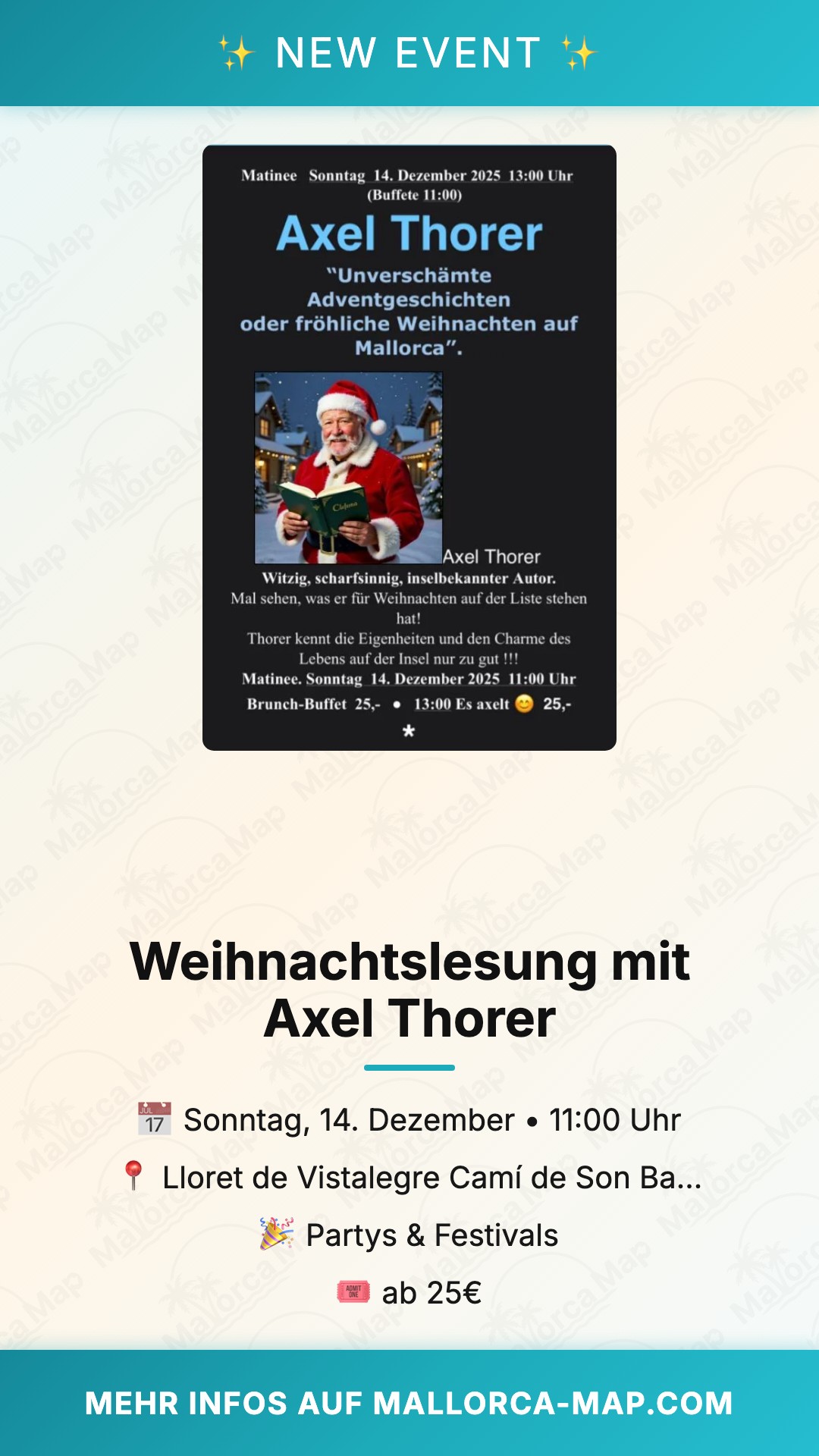 Weihnachtslesung Mit Axel Thorer - Bild 1