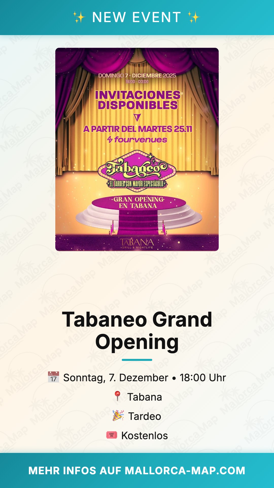 Tabaneo Grand Opening - Bild 1