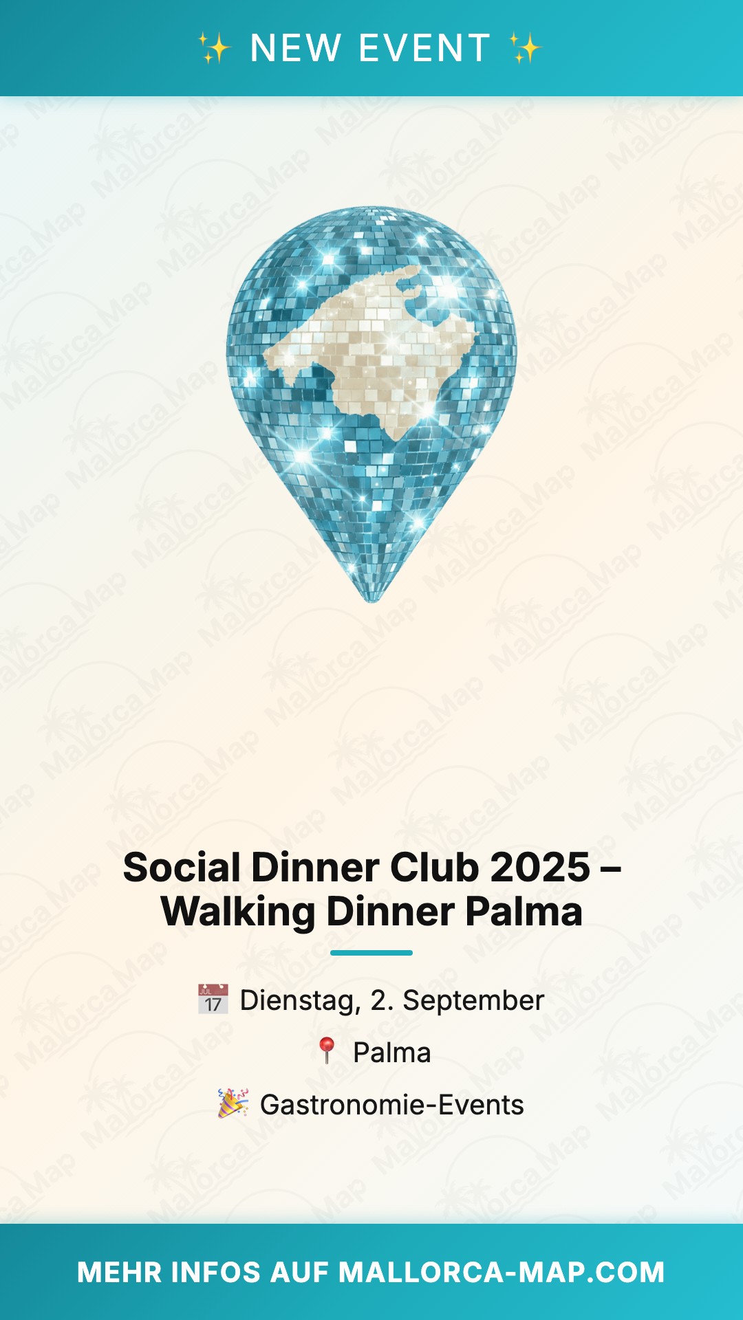 Social Dinner Club 2025 – Walking Dinner Palma - Bild 1