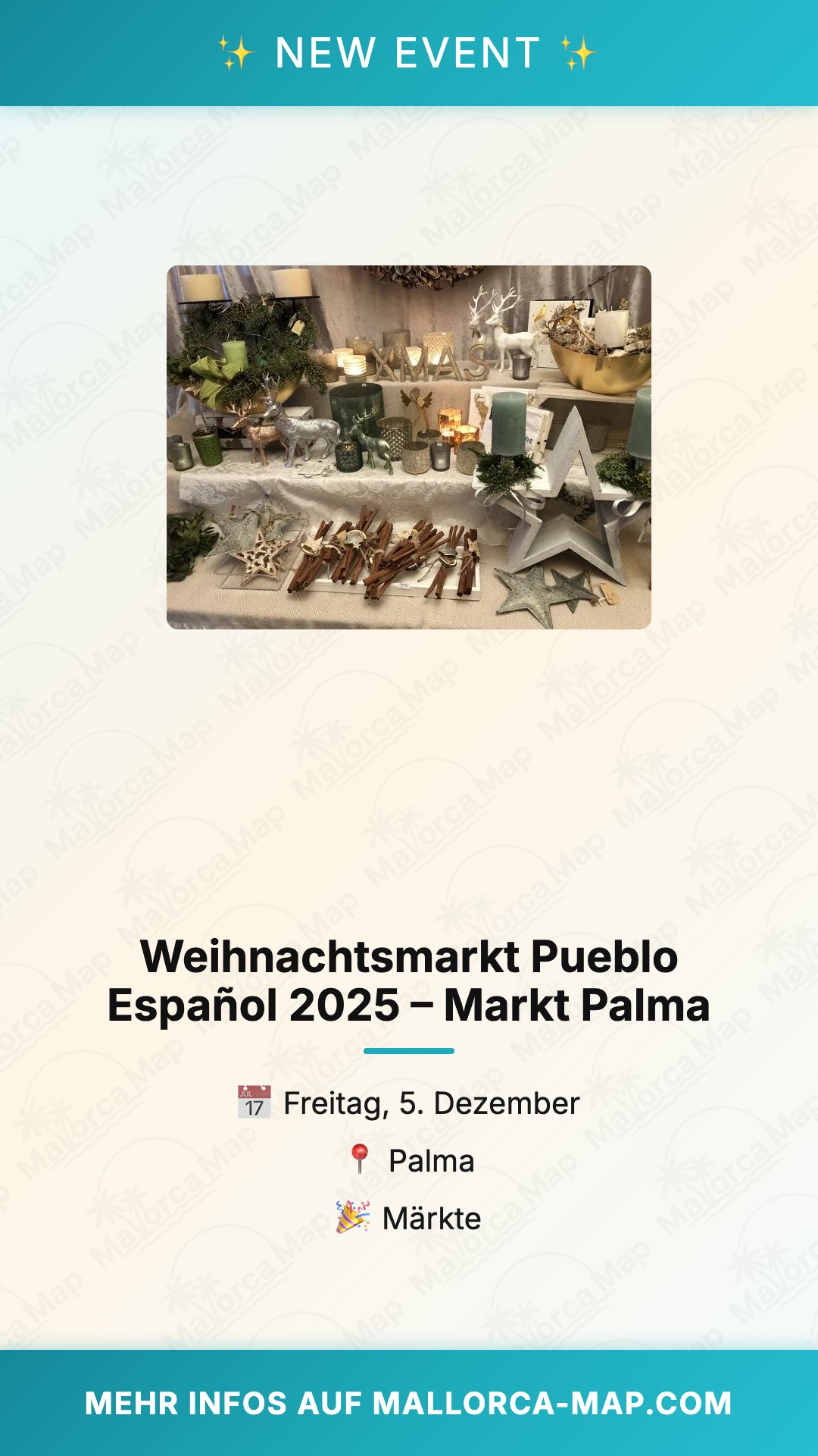 Weihnachtsmarkt Pueblo Español 2025 – Markt Palma