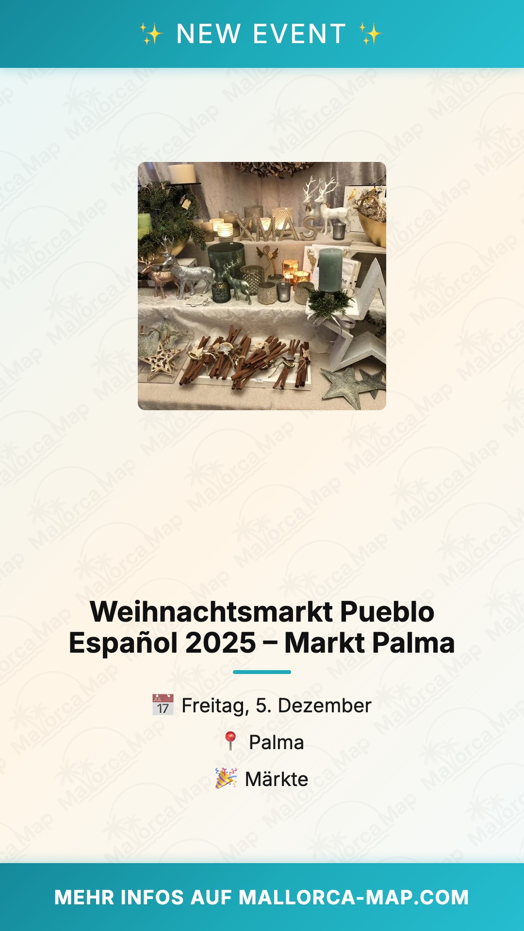 Christmas Market 2025 – Markets in Pueblo Español, Palma