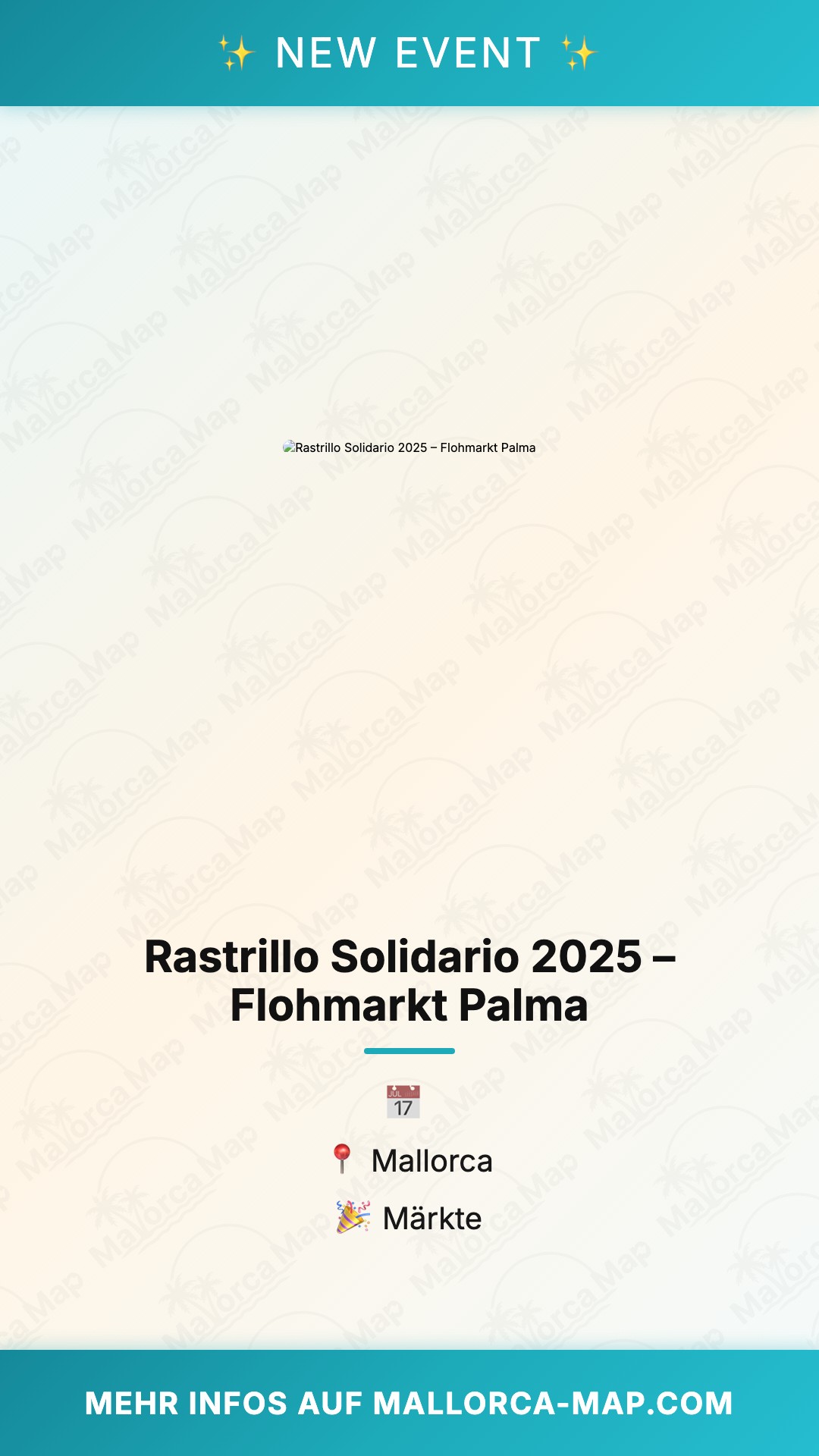 Rastrillo Solidario 2025 – Flohmarkt Palma - Bild 1