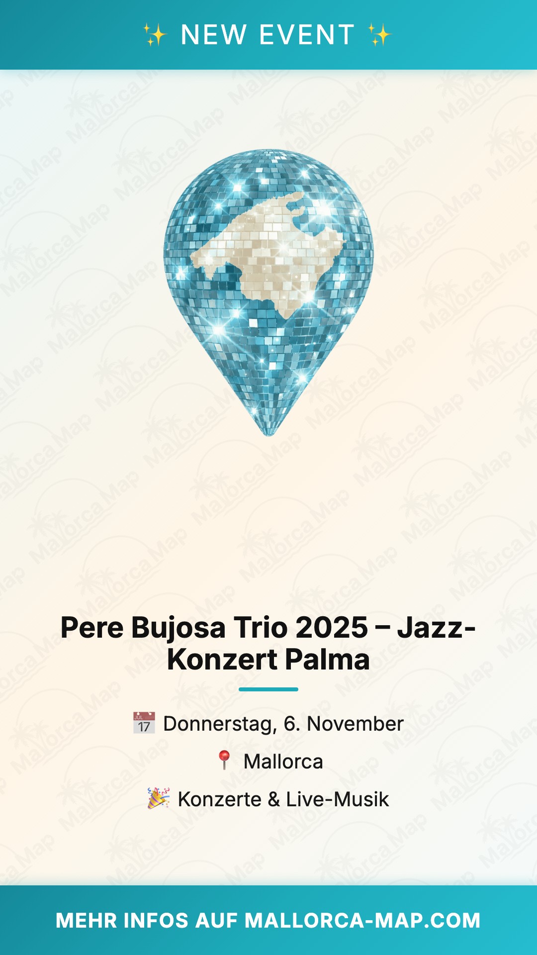 Pere Bujosa Trio 2025 – Jazz-Konzert Palma - Bild 1