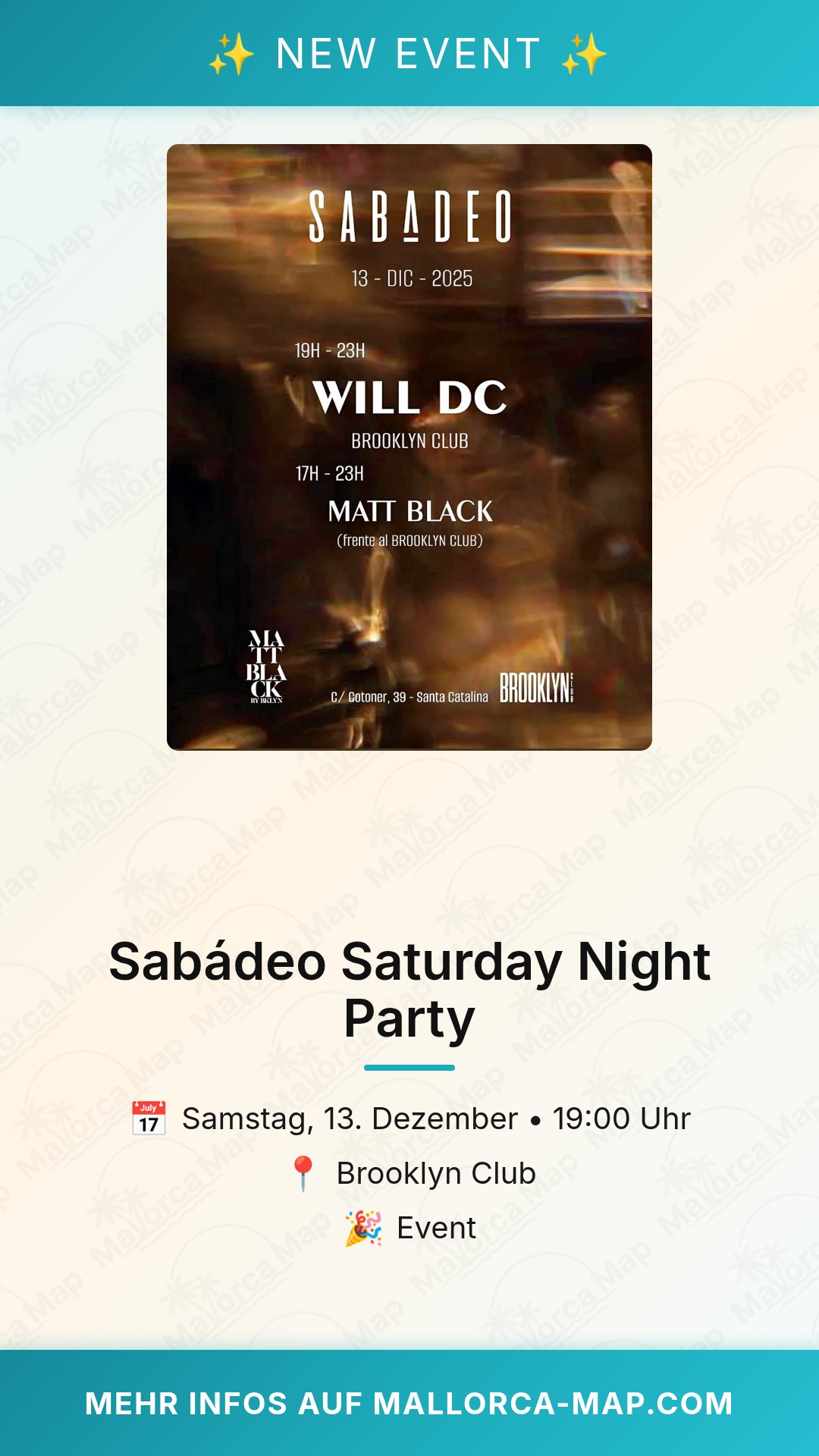 Sabádeo Saturday Night Party - Bild 1