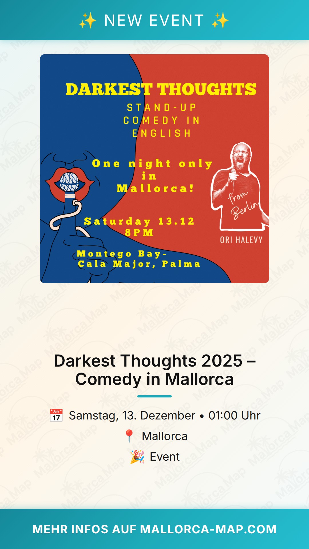 Darkest Thoughts 2025 – Comedia En Palma - Bild 1