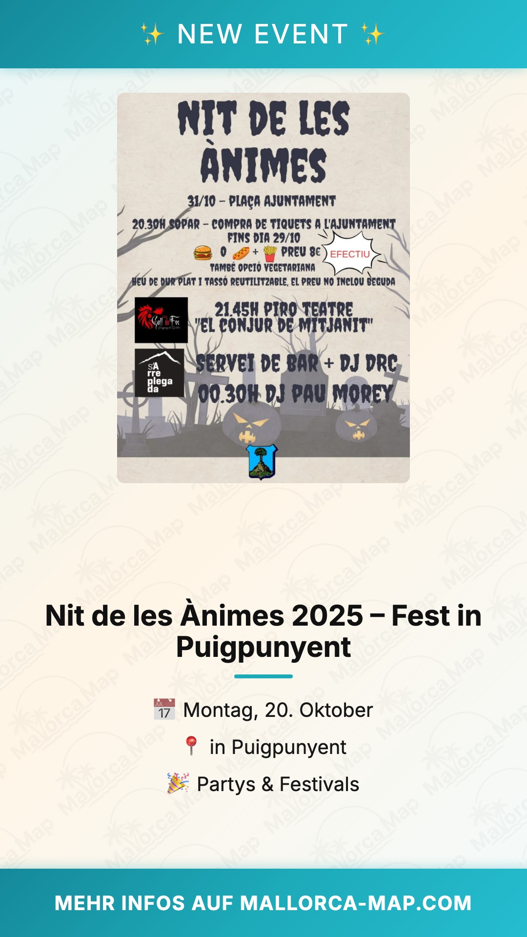 Nit De Les Ànimes 2025 – Fest In Puigpunyent - Bild 1