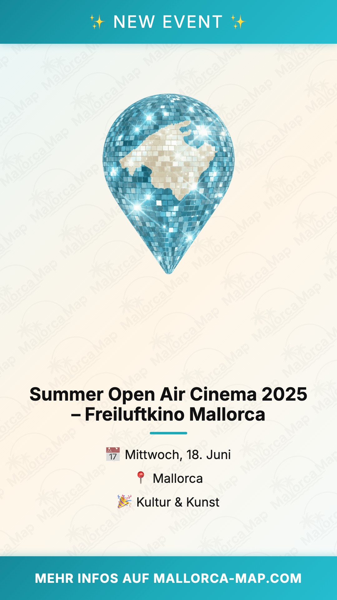Summer Open Air Cinema 2025 – Freiluftkino Mallorca - Bild 1