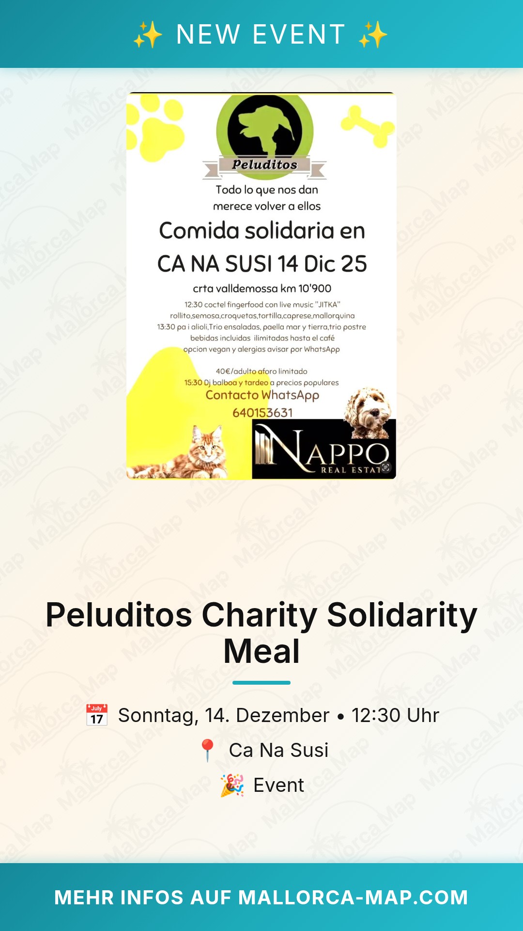 Peluditos Charity Solidarity Meal - Bild 1