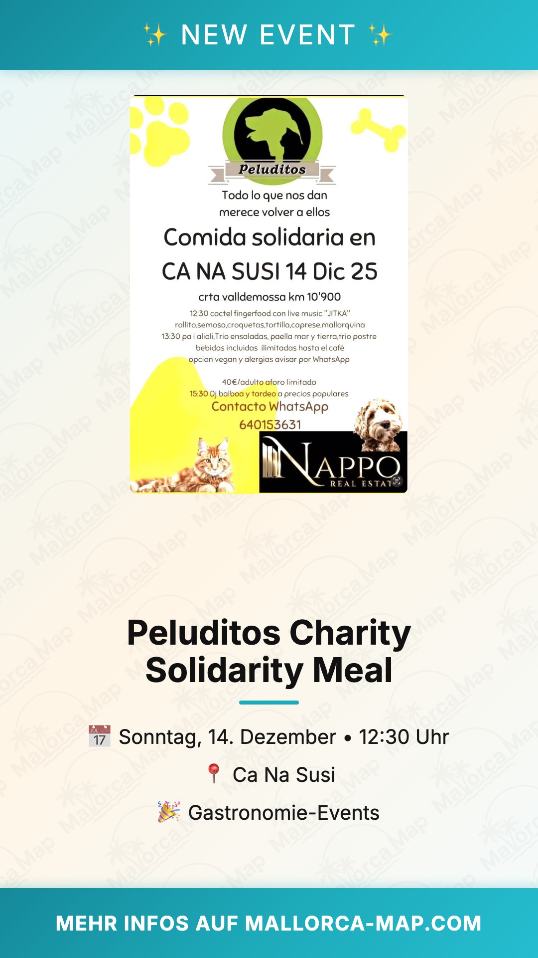Peluditos Charity Solidarity Meal