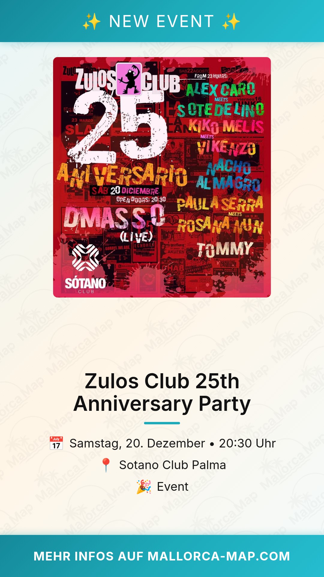 Zulos Club 25th Anniversary Party - Bild 1