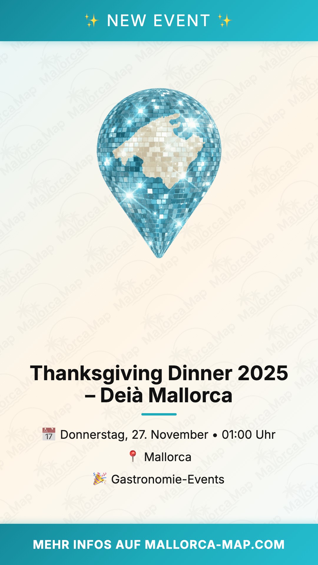 Thanksgiving Dinner 2025 – Deià Mallorca - Bild 1