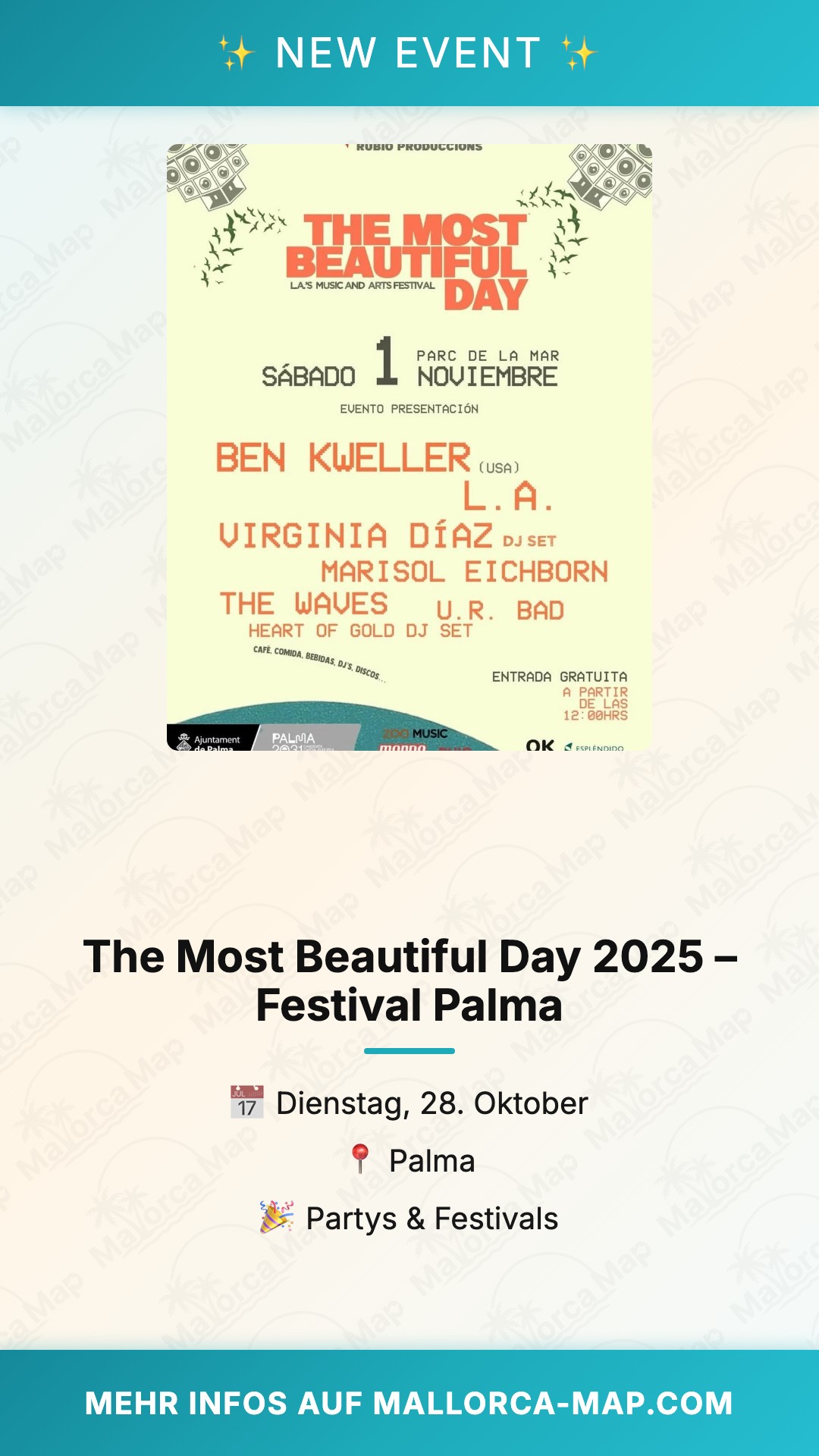 The Most Beautiful Day Festival 2025 – Festival En Palma - Bild 1