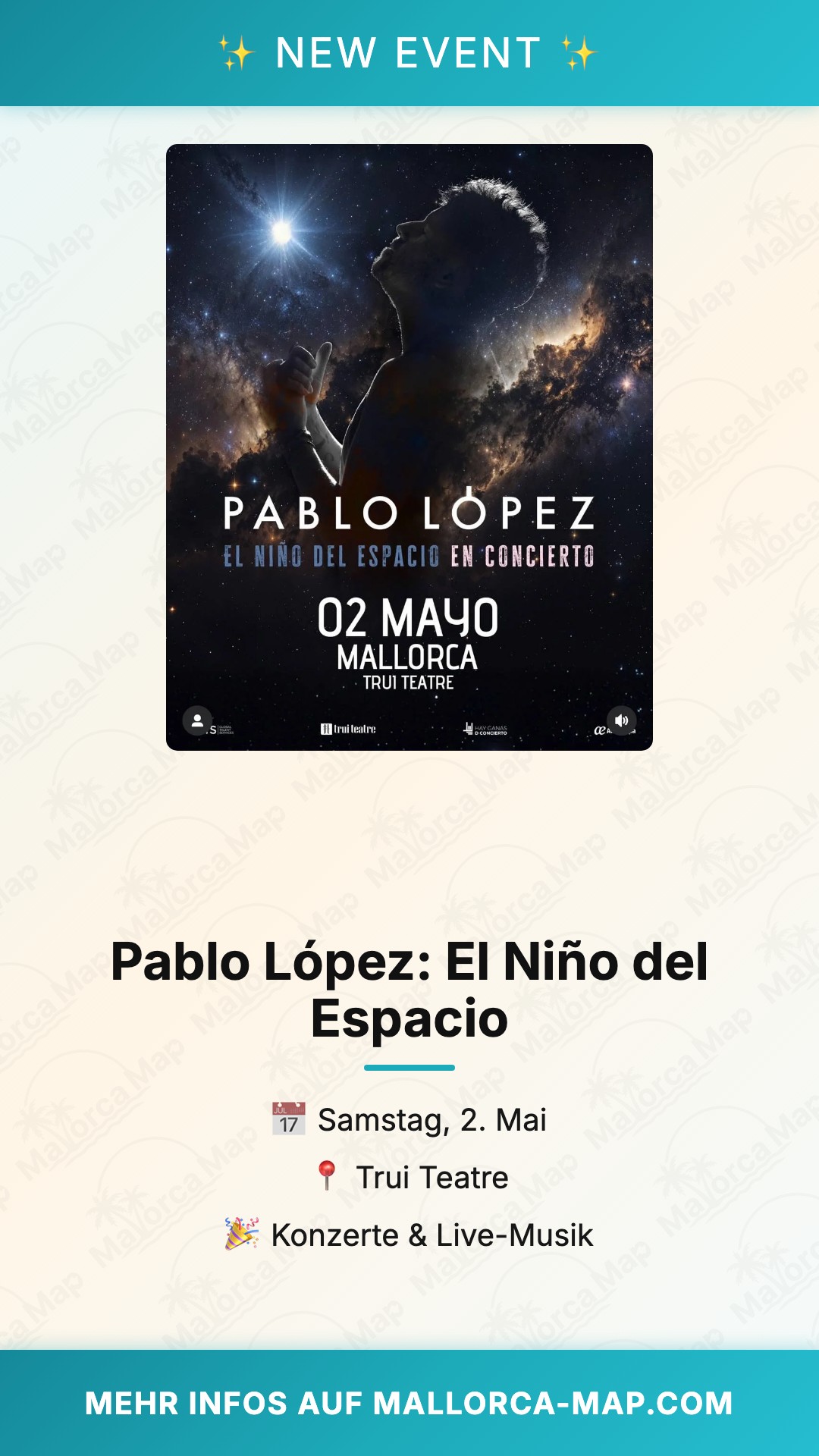 Pablo López: El Niño Del Espacio Concert - Bild 1