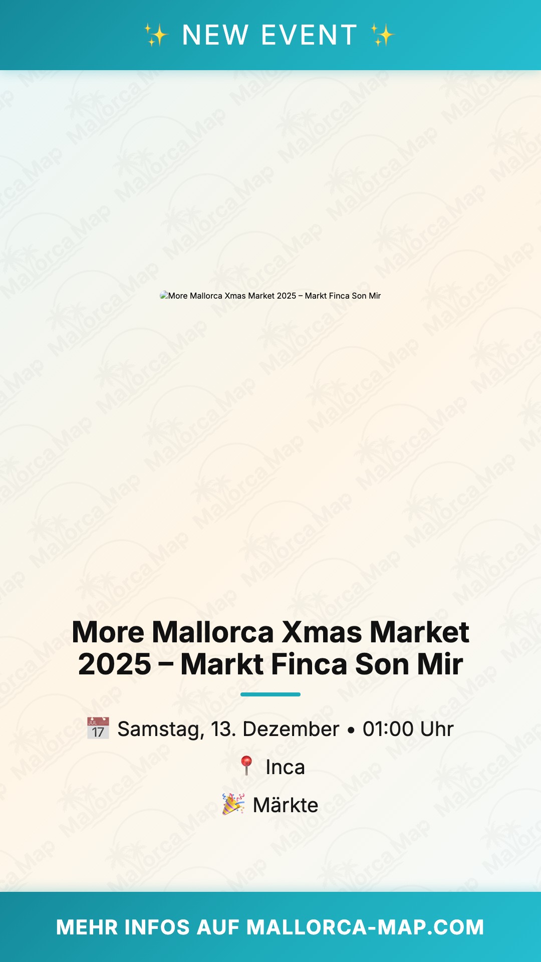 More Mallorca Xmas Market 2025 – Markt Finca Son Mir - Bild 1