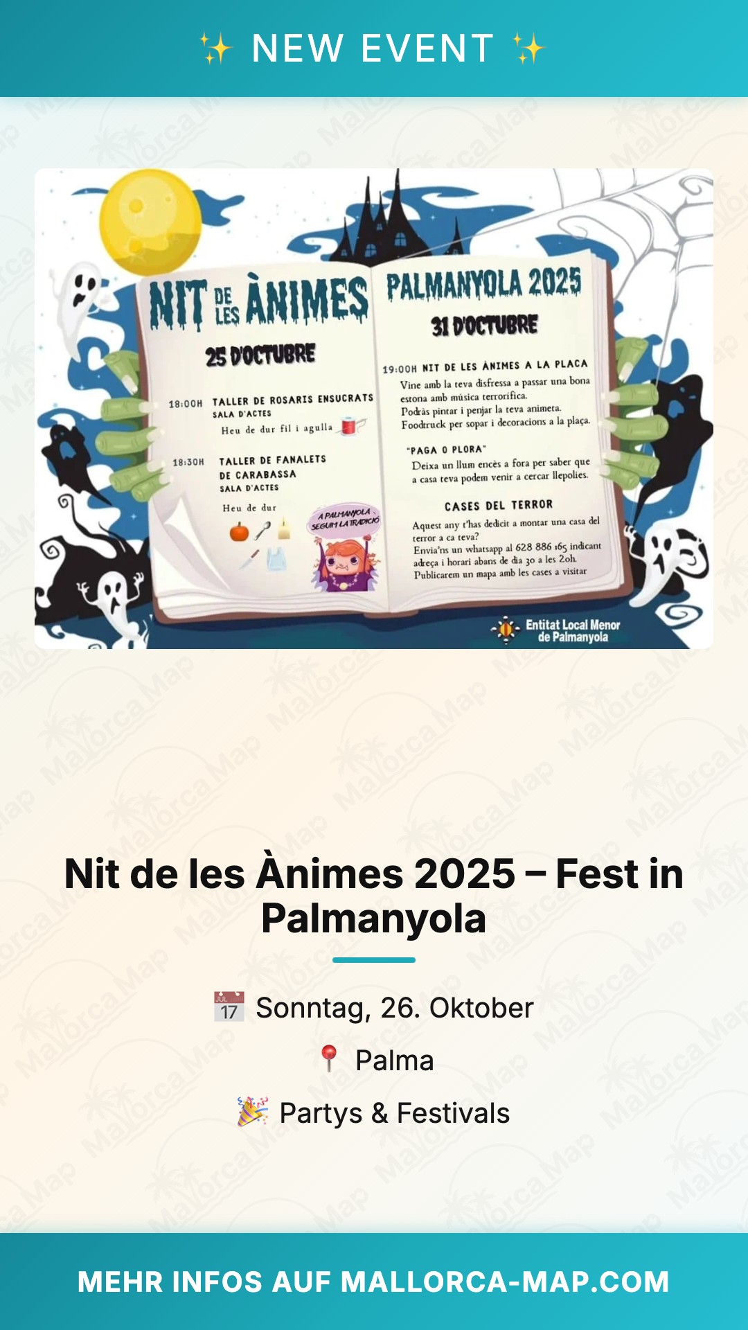 Nit De Les Ànimes 2025 – Fest In Palmanyola - Bild 1