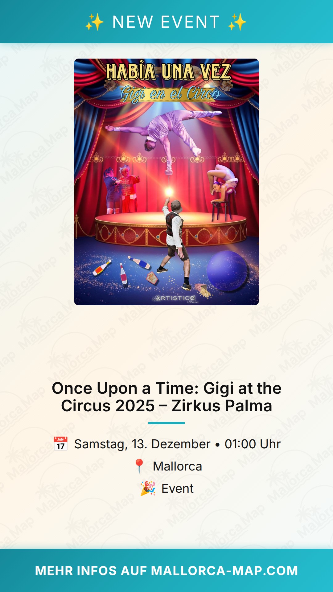 Gigi At The Circus 2025 – Theater In Palma - Bild 1